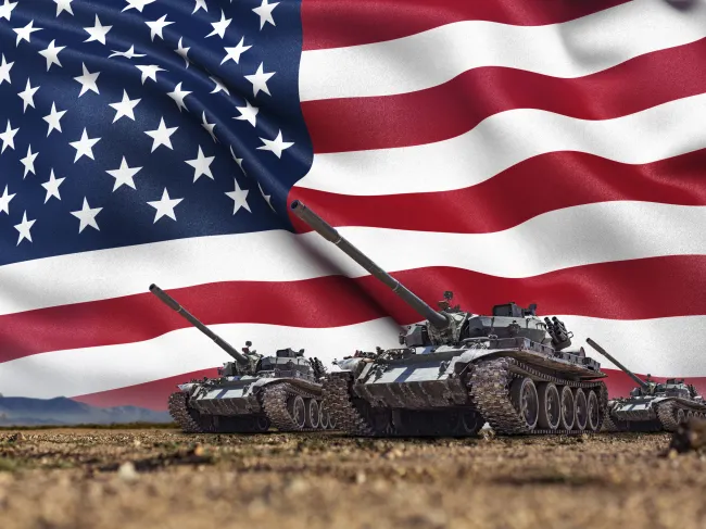 USA military tanks